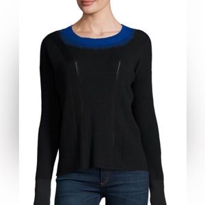 Rag&bone Lynette Ribbed ombré Marino wool sweater size sp